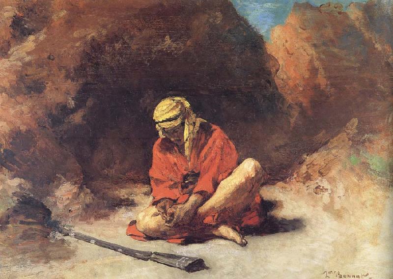 Leon Bonnat Arab Removing a Thorn from his Foot oil painting image